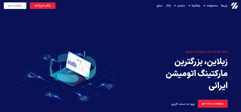 زبلاین، بزرگترین مارکتینگ اتومیشن ایرانی